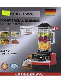 مخلوط کن مخلوط کن رومیزی JIHAM Heavy Duty Commercial Grade Electric Mixer Blender with 15 Timer Speed 5500W 2 Liter 