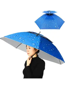 ماهیگیری تجهیزات ماهیگیری Double-Layer Windproof and Rainproof Fishing Umbrella 