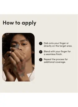 آرایشی صورت کانسیلر hims Blur Stick Concealer for Men- Erase Acne, Dark spots, Razor Burn- Nourishing, Easy to Use- Vegan, Cruelty-free, No Parabens - Deep 551, 0.24 oz 