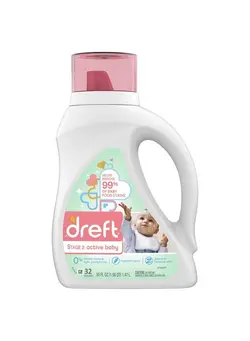 بهداشت و مراقبت لوازم حمام و شستشو Stage 2: Active Baby Liquid Laundry Detergent 32 Loads 46 Fl Oz (Packaging May Vary) 