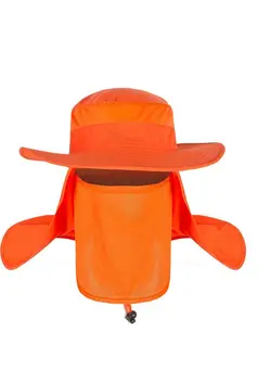 اسپرت فشن و اکسسوری لباس Outdoor Fishing Sun Hat With Removable Neck Cover 