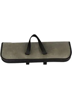 قاشق و چنگال ست قاشق و چنگال Case(4 Slots), Canvas Chef's Knife Roll Bag with Durable Handles, Portable Waterproof Knife Bag Knife Case 
