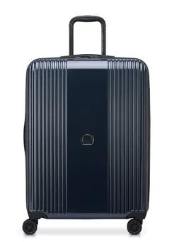 چمدان و ساک مسافرتی چمدان تک Delsey Ophelie 70cm Hardcase 4 Double Wheel Expandable Check-In Luggage Trolley Glossy Blue - 00389381962ME 