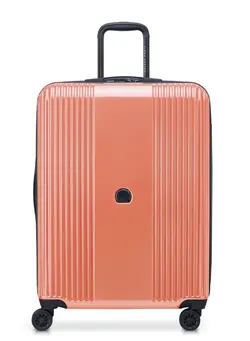 چمدان و ساک مسافرتی چمدان تک Delsey Ophelie 55cm Hardcase 4 Double Wheel Expandable Cabin Luggage Trolley Glossy Pink - 00389380119ME 