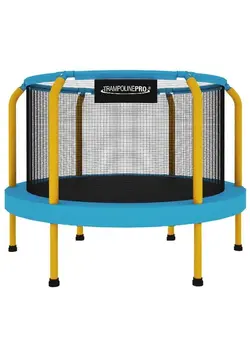بازی‌های فضای باز و تجهیزات پارک ترامپولین TRAMPOLINE PRO Kids Blue Trampoline 