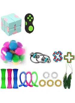 گجت، فیجت و سرگرمی پاپ ایت Push Bubble Sensory Fidget Toy Set 