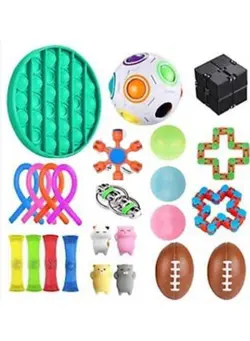 گجت، فیجت و سرگرمی پاپ ایت Push Bubble Sensory Fidget Toy Set 