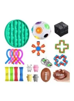 گجت، فیجت و سرگرمی پاپ ایت Push Bubble Sensory Fidget Toy Set 