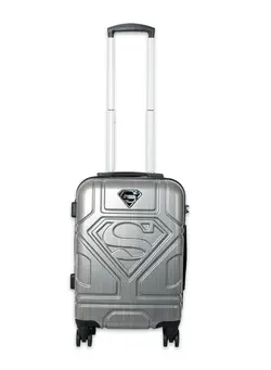 چمدان و ساک مسافرتی ست چمدان Warner Bros Superman Luggage Trolley Bag Grey - 51cm 