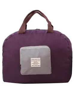چمدان و ساک مسافرتی ساک مسافرتی Waterproof Multi-Functional Foldable Travel Duffel Bag Purple/Grey/Brown 