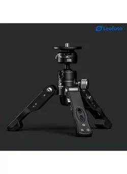 لوازم جانبی فیلم‌برداری و عکاسی اکسسوری حرفه‌ای Leofoto VD-03 Monopod Tilt Base/Stand/Ground Pod w Ball Head/Quick Release Combo 