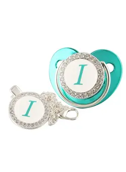 تغذیه و نگهداری کودک پستانک Baby Letter Shiny Diamond Pacifier 