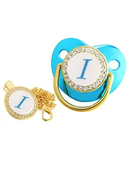 تغذیه و نگهداری کودک پستانک Alphabet Pacifier With Pacifier Clip 