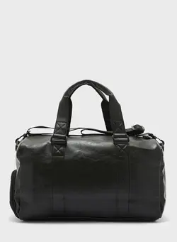 چمدان و ساک مسافرتی ساک مسافرتی Men's Faux Leather Duffle Bag 