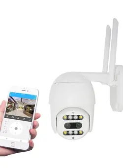 دوربین مدار بسته سایر NIP-21HS carecam PRO APP ball Face recognition and shooting linkage alarm Voice alarm Day and night full color dual lens camera 