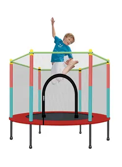 بازی‌های فضای باز و تجهیزات پارک ترامپولین Kids Bouncer Baby Jumper Indoor Trampoline Children Bouncers With Guardrail Fitness Adult 