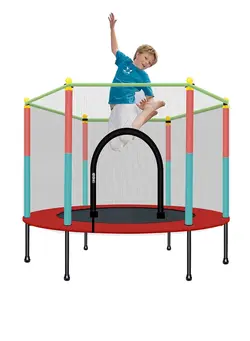 بازی‌های فضای باز و تجهیزات پارک ترامپولین Indoor Trampoline, Kids Adult Bouncer, Baby Jumper, Children Bouncers With Guardrail Fitness, Thick Spring, Anti-Skid Shock Absorption 