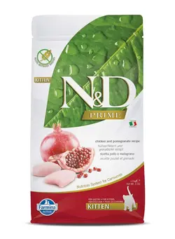 غذا غذای گربه Farmina N&D Chicken & Pomegranate Kitten 1.5Kg 