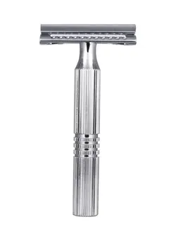 زنانه اپیلاتور Double Edge Shaving Razor With Storage Bag Silver 