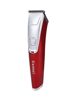 مردانه ماشین اصلاح Rechargeable Electric Hair Trimmer Km - 842 Red/Silver 