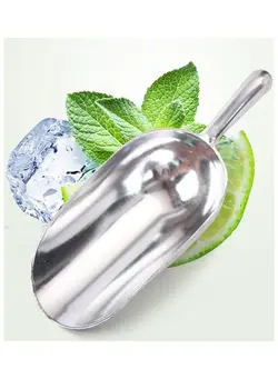 ظروف و تجهیزات آشپزخانه اکسسوری و تجهیزات آماده سازی Durable Ice Scoop Shovel Silver 