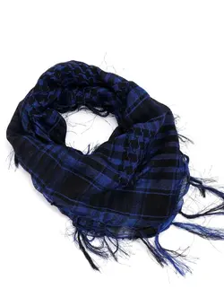 لباس بافت و شال گردن Wind-Proof And Sand-Proof Warm Scarf Royal Blue 