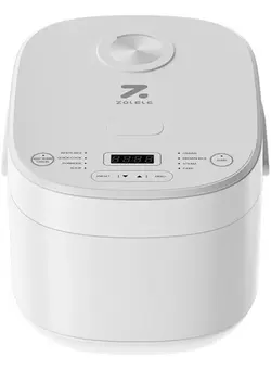 پلوپز، زودپز و آرام‌پز پلوپز ZB600 5L Smart Rice Cooker for Rice Porridge Soup Stew With 16 Preset Cooking Functions 24-Hour Timer Keep Warm Function and Non-Stick Inner Pot White 