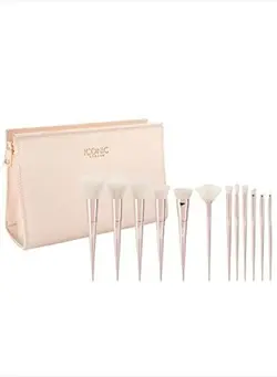 آرایشی صورت سایر ICONIC London Ultimate Brush Set - Mother's Day Gift Set - 12 Super Luxe Pearl Gold Brushes 