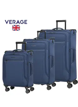 چمدان و ساک مسافرتی چمدان تک Verage Toledo Collection Softside Set of 3 Navy 