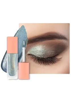 ابرو و چشم سایر Liquid Glitter Eyeshadow Green Metallic With Blendable Moisturizing Formula Liquid Eyeliner Metallic Eye Makeup Easy to Remove Vegan & CrueltyFree019 ozElectric Eel(14) 