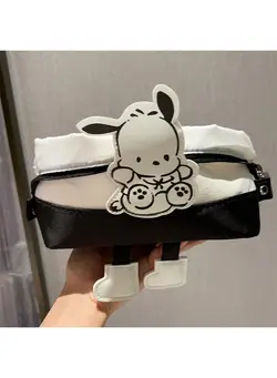 کیف، کوله‌پشتی و چتر چتر Pochacco Cartoon Large Capacity Canvas Stationery Bag Student Pencil Bag 