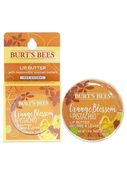ابرو و چشم سایر Burts Bees Orange Blossom and Pistachio Lip Butter Lip Balm Unisex 0.4 oz 