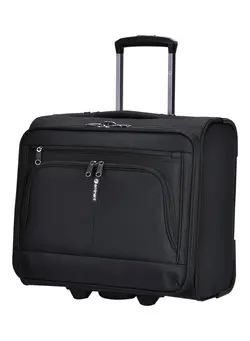 چمدان و ساک مسافرتی چمدان تک Premium Pilot Case Trolley 17 inch with Multi Compartments and RFID pockets V324A Black 