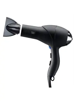 لوازم و مواد فرم‌دهی مو سشوار INFINITIPRO BY CONAIR Hair Dryer, 1875W Salon Performance AC Motor Hair Dryer, Conair Blow Dryer, Black 
