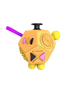 گجت، فیجت و سرگرمی اسپینر 12-Side Holy Crystal Fidget Cube Toy 2 x 3 x 3.3inch 