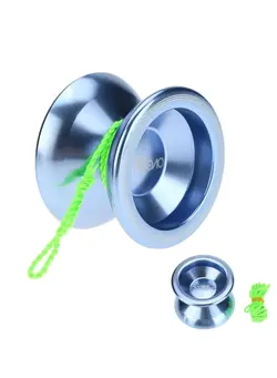 گجت، فیجت و سرگرمی اسپینر Yoyo T5 Toy, Professional Yoyo T5 Overlord Aluminum Alloy Metal Yoyo 8 Ball KK Bearing with String, Suitable for Entry-Level Yo-Yo Players, Lake Blue 