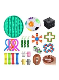 گجت، فیجت و سرگرمی پاپ ایت Push Bubble Sensory Fidget Toy Set 