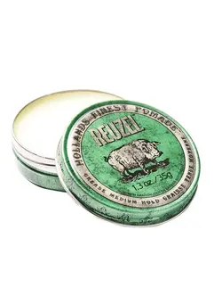 لوازم و مواد فرم‌دهی مو کرم و واکس Reuzel Green Grease Medium Hold Pomade, Hair Holding Wax For Men, 1.3 oz 