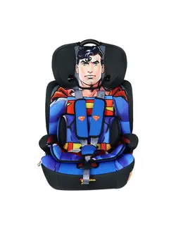 لوازم حمل صندلی اتومبیل 3-In-1 DC Comics Superman Baby/Kids Car Seat + Booster Seat, Suitable from 9 months to 12 years, Upto 36kg 