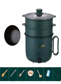 پلوپز، زودپز و آرام‌پز پلوپز Multifunctional Three tier Food and Rice Steamer 