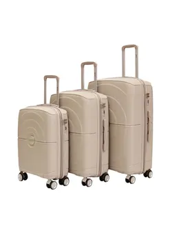 چمدان و ساک مسافرتی ست چمدان Bett PP Expandable Luggage Set 3 Pieces Beige 