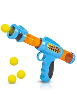 بازی‌های فضای باز و تجهیزات پارک تفنگ اسباب‌بازی Foam Ball Launcher With 6 Balls Pump Action Shooting Toy Blaster For Kids Outdoor Summer Fun Fetch Toy For Dogs Best Holiday Or Birthday Gift For Boys And Girls 