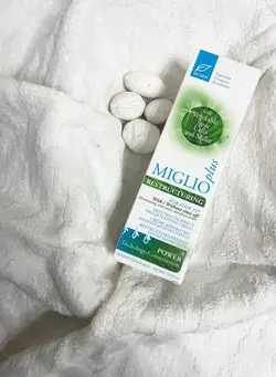 مراقبت پوست سر صاف‌کننده مو Miglio Plus Vegan Restructuring Anti Curly Hair Lotion 