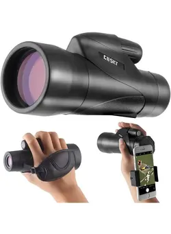 دوربین فیلم‌برداری و عکاسی تلسکوپ و میکروسکوپ Monocular Telescope, 12x50 ED Glass Monocular for Adult, Ultra HD Multi with High Powerful Coated, BAK4 Prism & Waterproof Suitable for Bird Watching Hunting Camping Wildlife -1250ED 