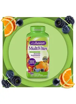 ابرو و چشم سایر MultiVites Essential Multivitamin Natural Berry, Peach and Orange Flavor 260 ct. 