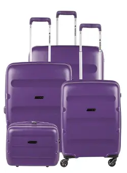 Sonada Unbreakable Hard Suitcase Trolley Purple Large28