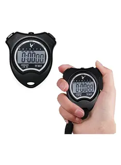 لوازم جانبی ورزشی کرنومتر Professional Digital Sports Stopwatch Timer Shockproof Stopwatch with Extra Large Number Display, Great for School Community or Personal Track Field Events and Swim Events 