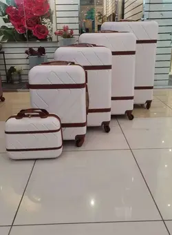 چمدان و ساک مسافرتی ست چمدان Multi-Size 5pcs Carry-On  Luggage Tote Bag Bolo Bag For Men Women Trolley Luggage Set Rose Gold 