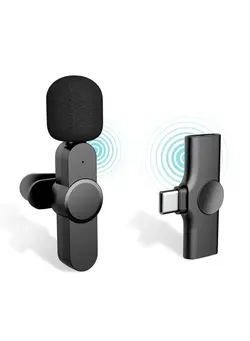 میکروفون سایر Wireless Lavalier Microphone Type C Connector 