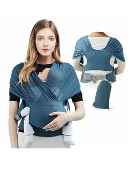 لوازم حمل آغوش Newborn Carrier.Stretch Baby Carrier. Newborn to Under 35 Lbs Hands Free Baby Carrier 